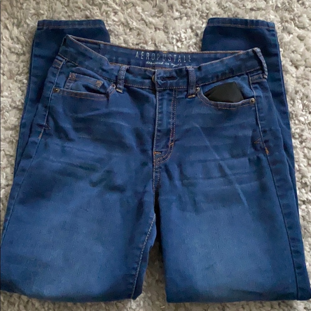 High waisted ankle jegging